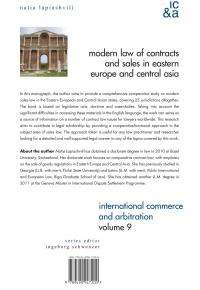 Modern Law of Contracts and Sales in Eastern Europe and Central Asia